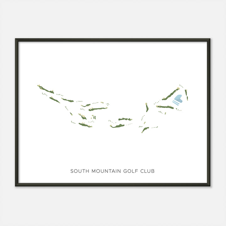 Print of South Mountain Golf Club Modern Map