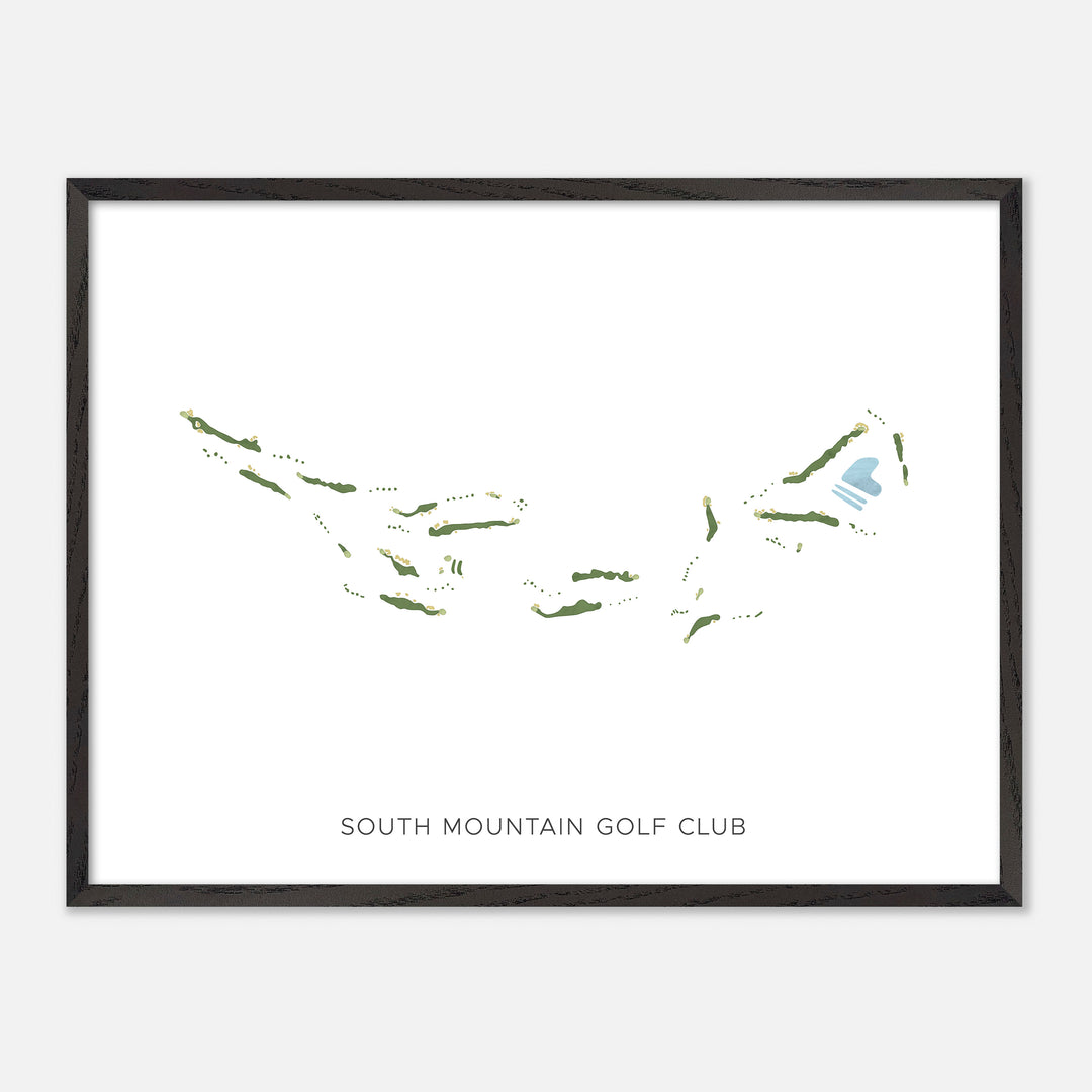 Print of South Mountain Golf Club Modern Map