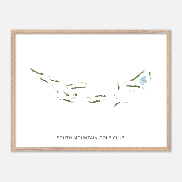 Print of South Mountain Golf Club Modern Map
