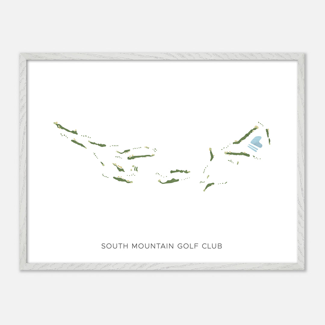 Print of South Mountain Golf Club Modern Map