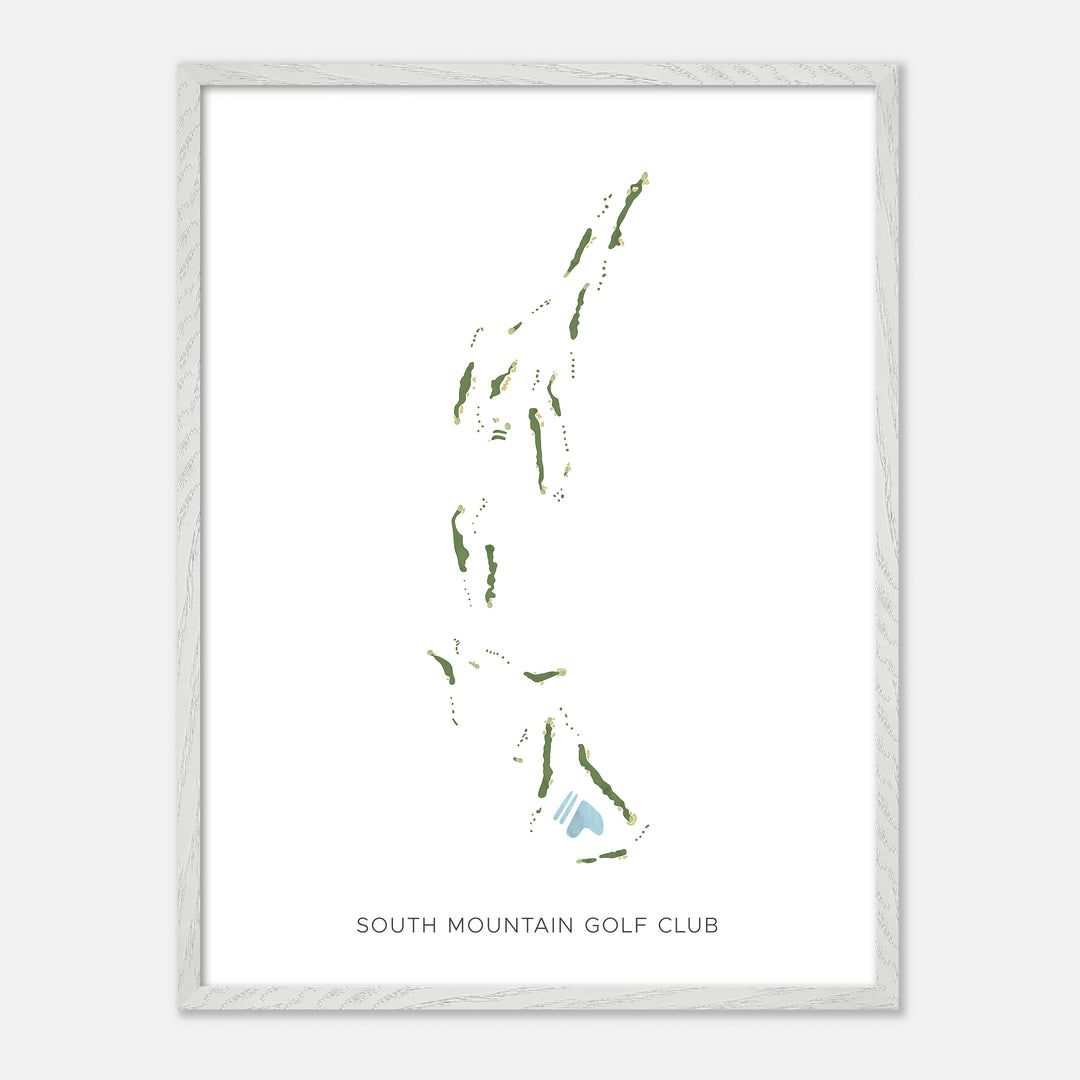 Print of South Mountain Golf Club Modern Map