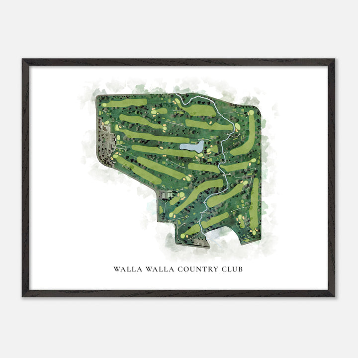 Print of Walla Walla Country Club Classic Map