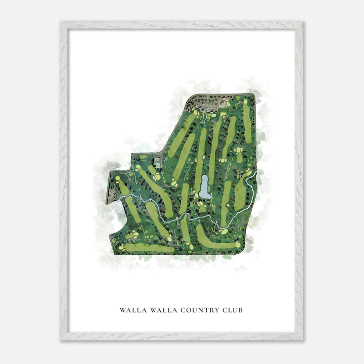 Print of Walla Walla Country Club Classic Map
