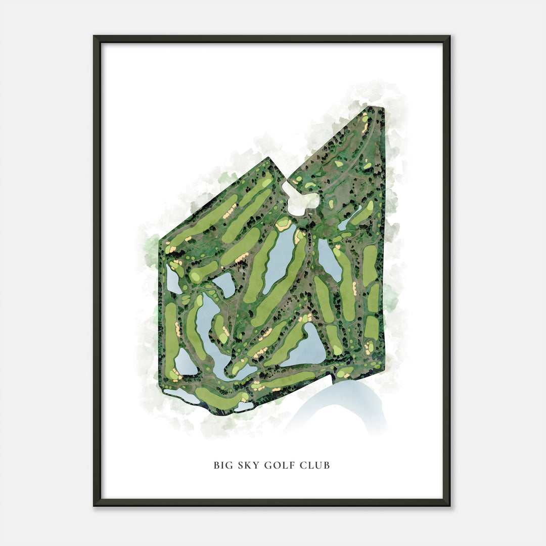 Print of Big Sky Golf Club Classic Map
