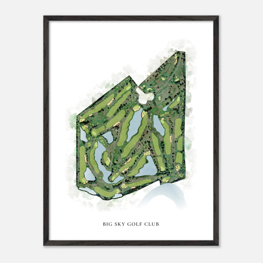 Print of Big Sky Golf Club Classic Map
