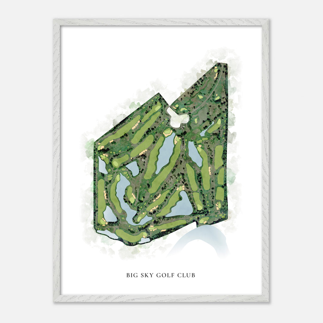 Print of Big Sky Golf Club Classic Map