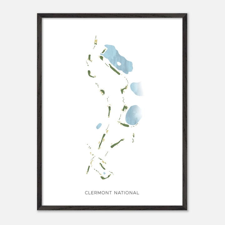 Print of Clermont National Modern Map