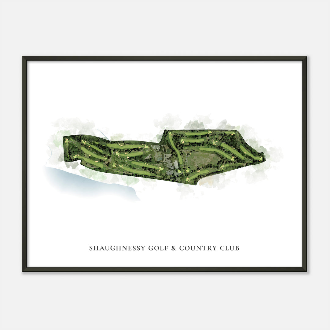 Print of Shaughnessy Golf & Country Club Classic Map