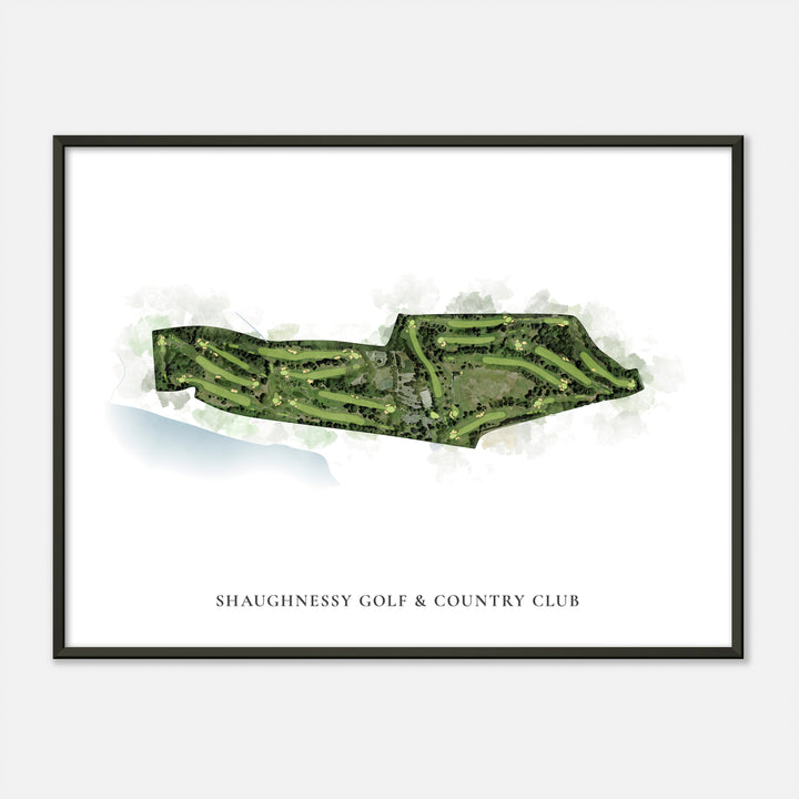 Print of Shaughnessy Golf & Country Club Classic Map