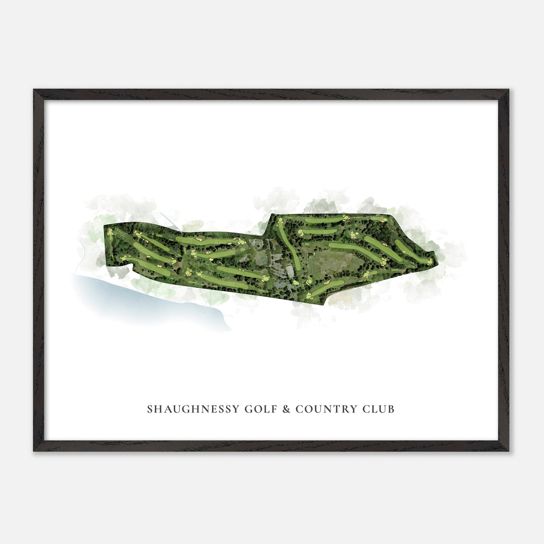 Print of Shaughnessy Golf & Country Club Classic Map