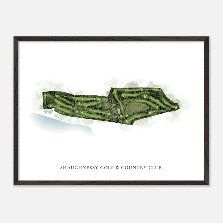 Print of Shaughnessy Golf & Country Club Classic Map
