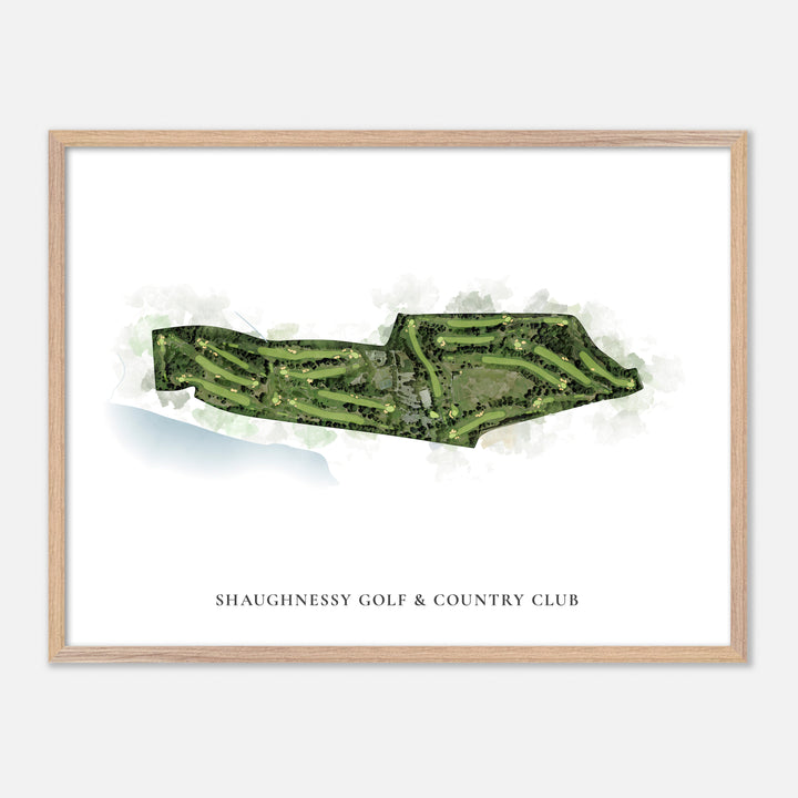 Print of Shaughnessy Golf & Country Club Classic Map