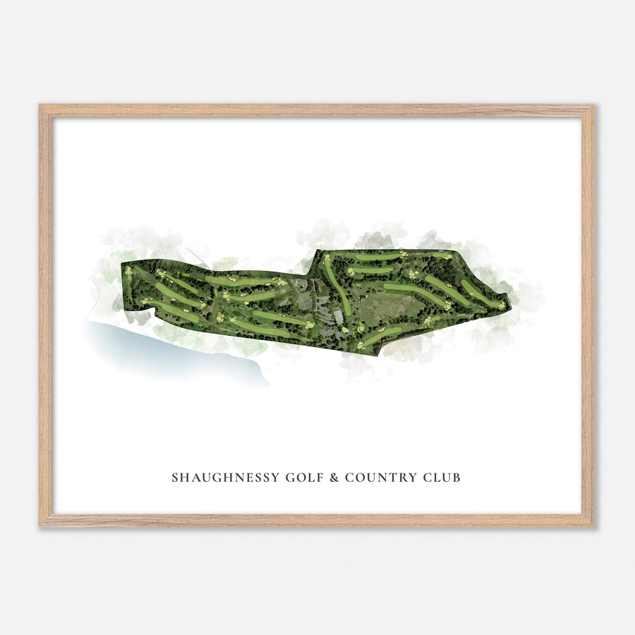 Print of Shaughnessy Golf & Country Club Classic Map