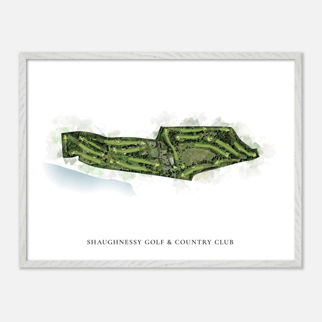 Print of Shaughnessy Golf & Country Club Classic Map