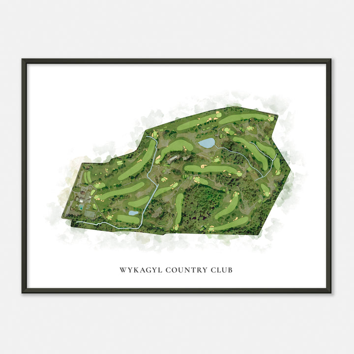 Print of Wykagyl Country Club Classic Map