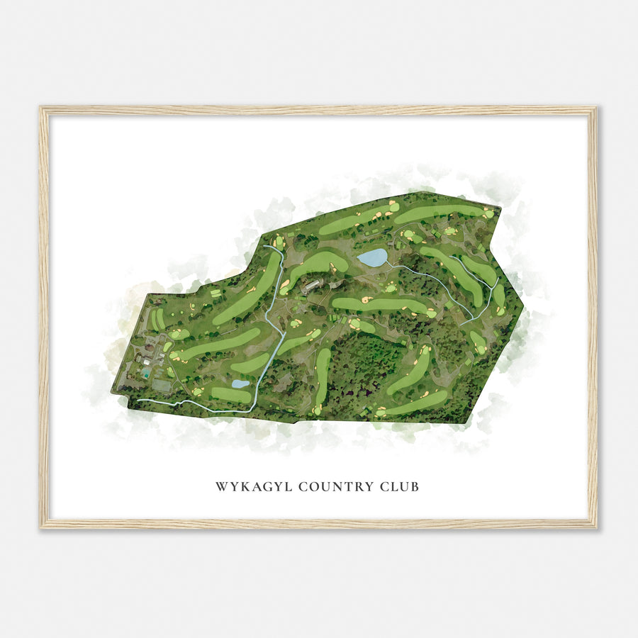 Print of Wykagyl Country Club Classic Map