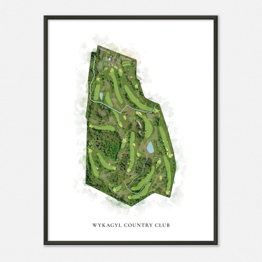 Print of Wykagyl Country Club Classic Map