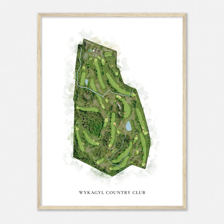 Print of Wykagyl Country Club Classic Map