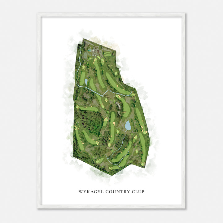 Print of Wykagyl Country Club Classic Map
