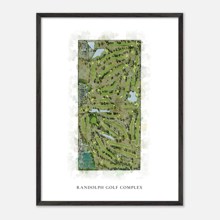 Print of Randolph Golf Complex Classic Map