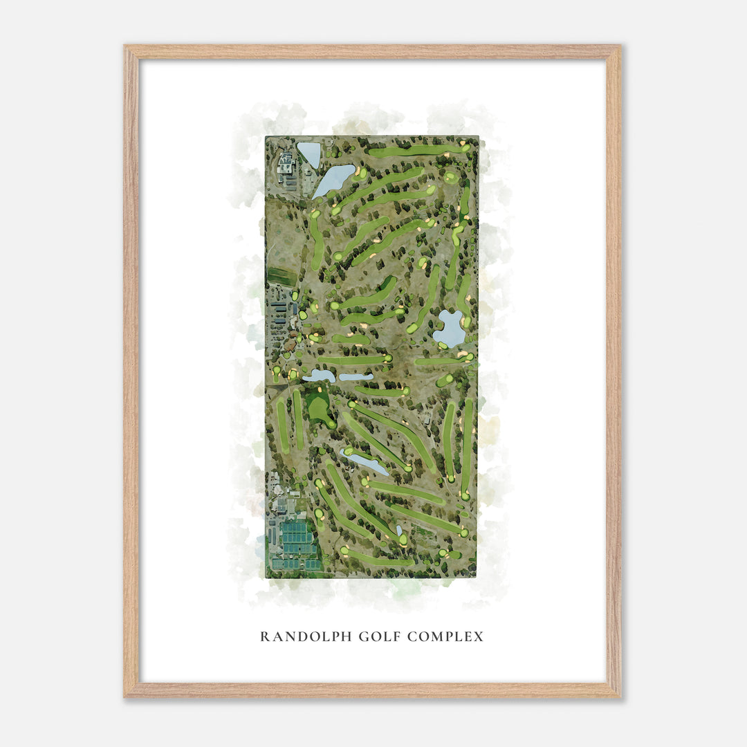 Print of Randolph Golf Complex Classic Map