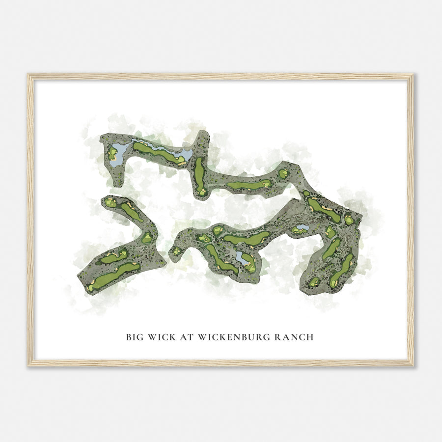 Print of Big Wick At Wickenburg Ranch Classic Map