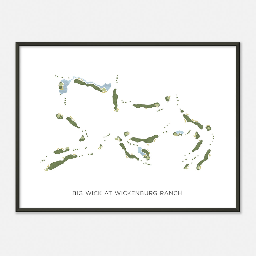 Print of Big Wick At Wickenburg Ranch Modern Map