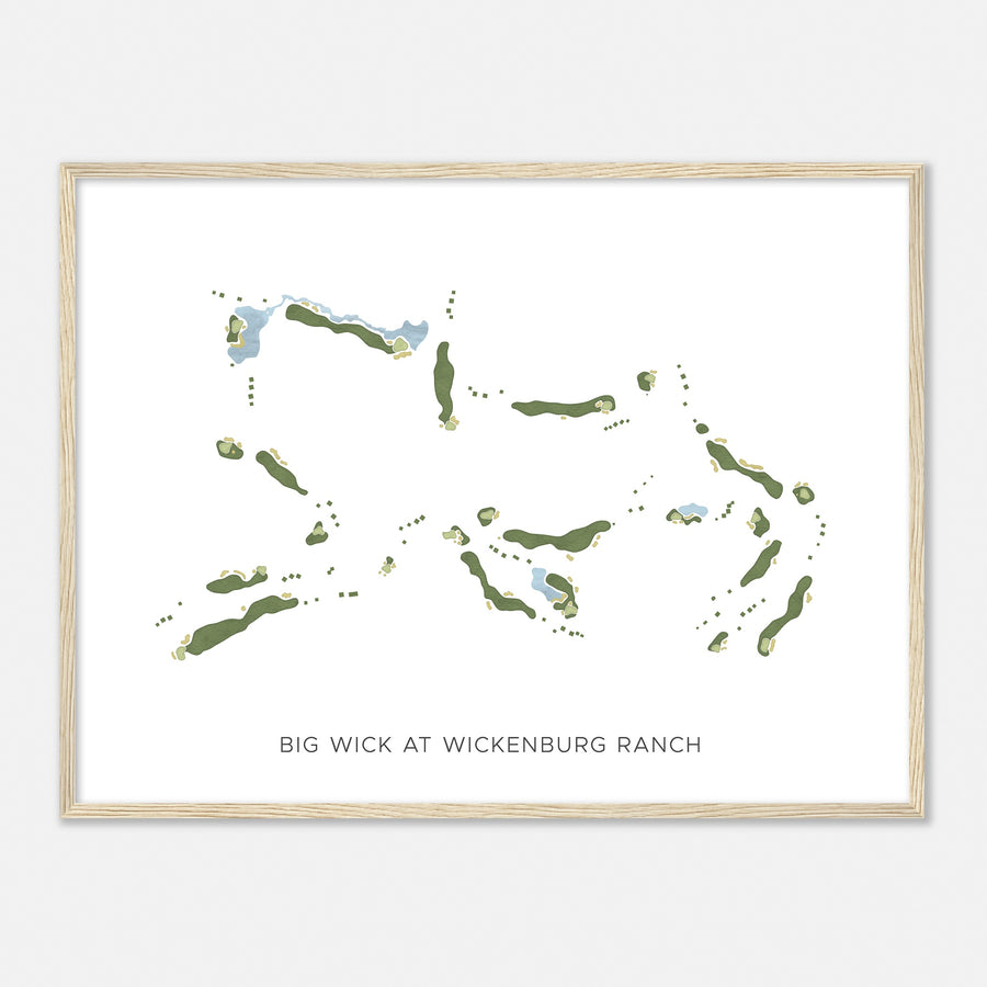 Print of Big Wick At Wickenburg Ranch Modern Map