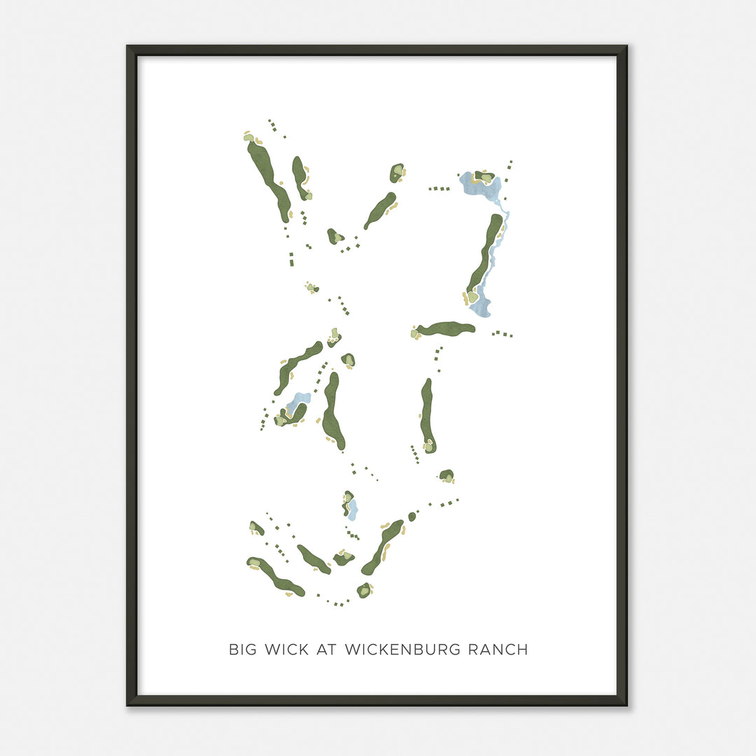 Print of Big Wick At Wickenburg Ranch Modern Map