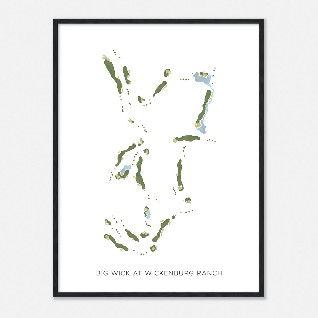 Print of Big Wick At Wickenburg Ranch Modern Map