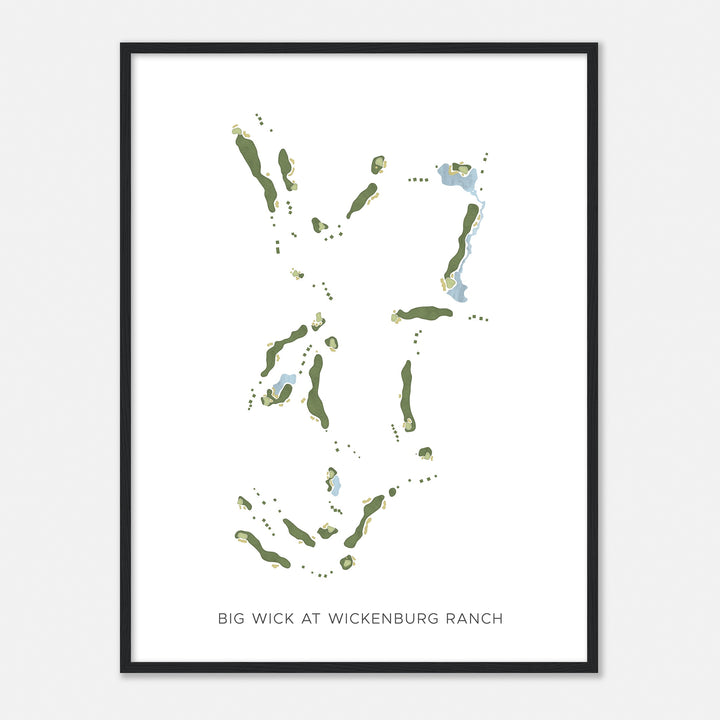 Print of Big Wick At Wickenburg Ranch Modern Map