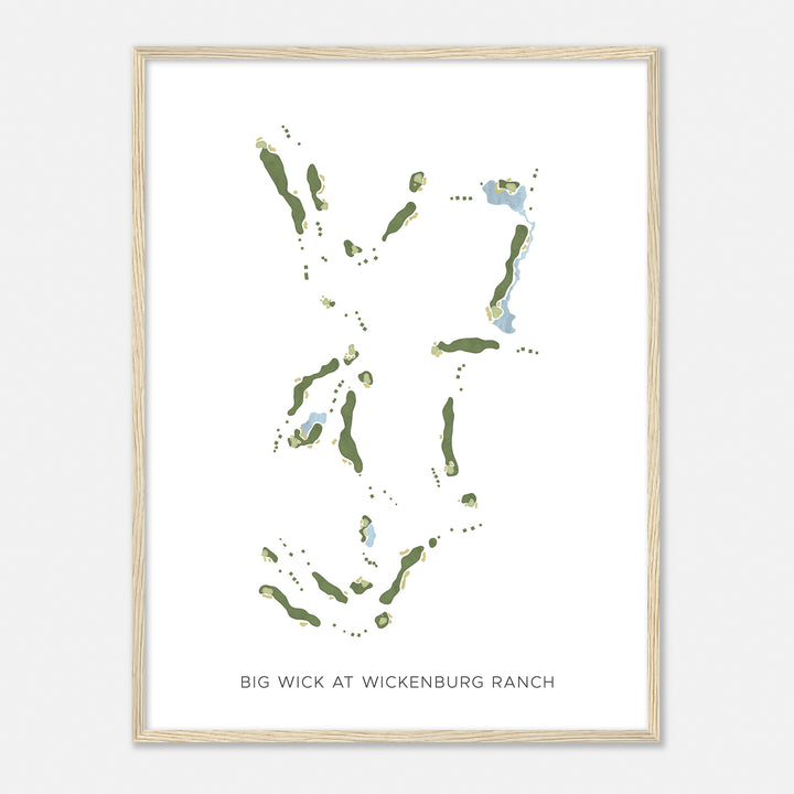 Print of Big Wick At Wickenburg Ranch Modern Map