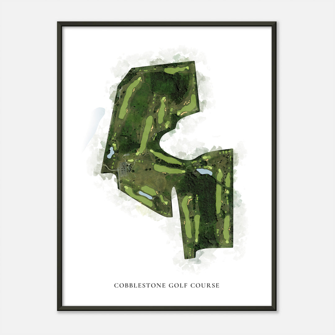 Print of Cobblestone Golf Course Classic Map