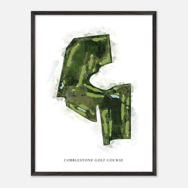 Print of Cobblestone Golf Course Classic Map