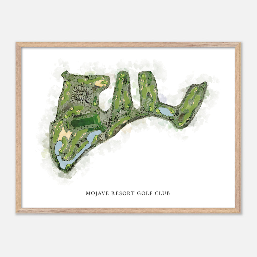 Print of Mojave Resort Golf Club Classic Map