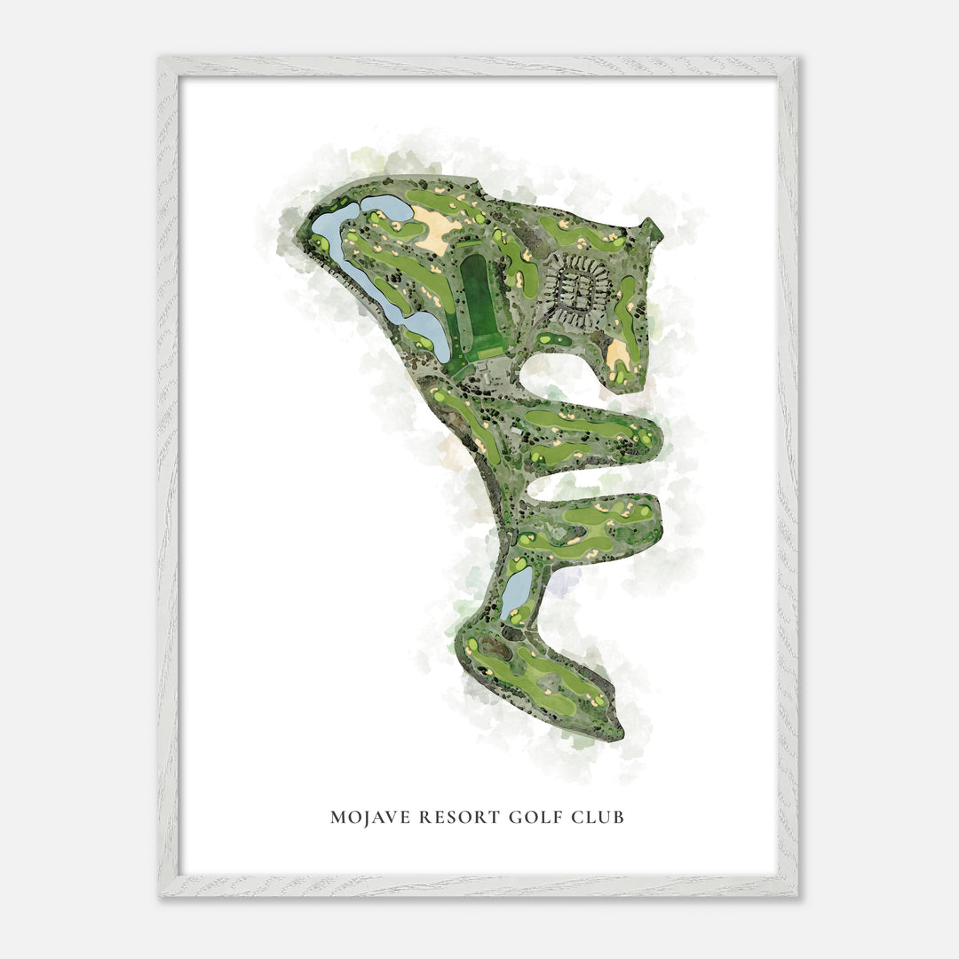 Print of Mojave Resort Golf Club Classic Map
