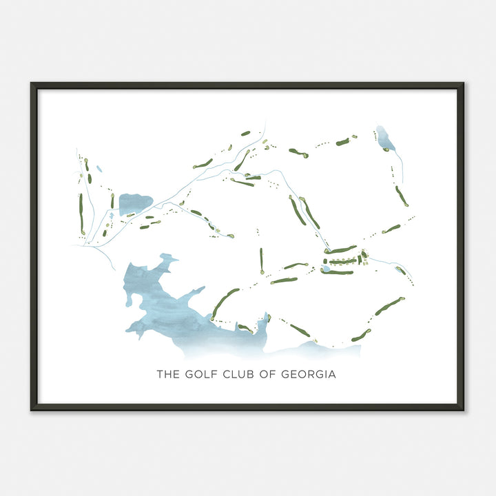 Print of The Golf Club Of Georgia Modern Map