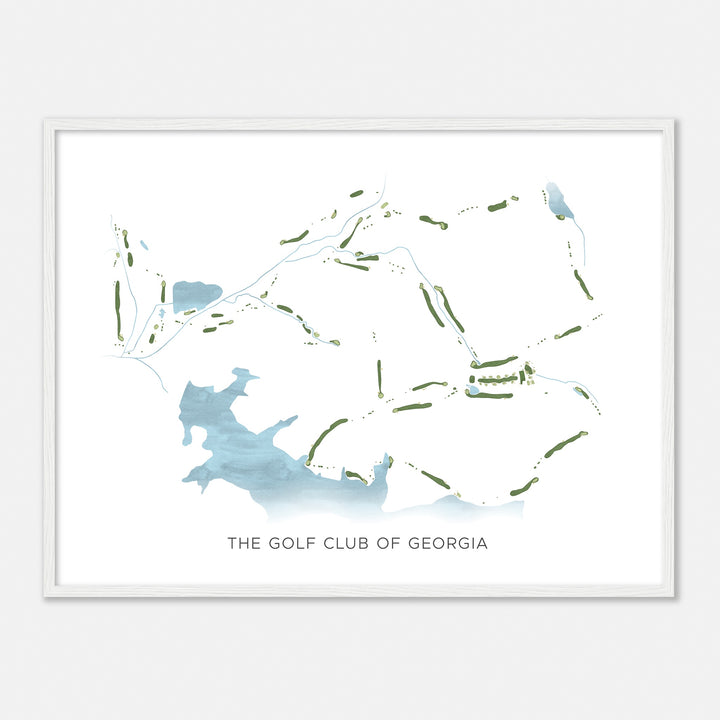 Print of The Golf Club Of Georgia Modern Map