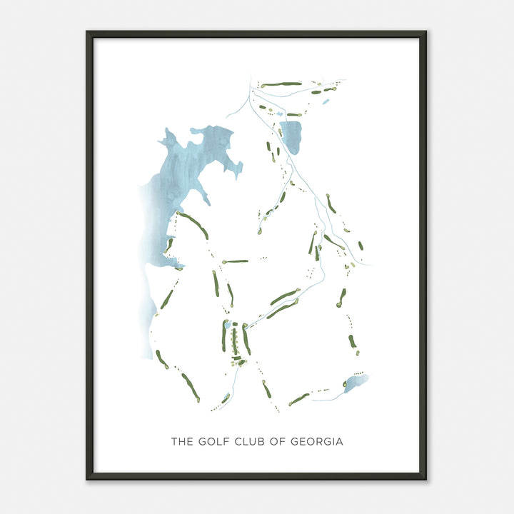 Print of The Golf Club Of Georgia Modern Map