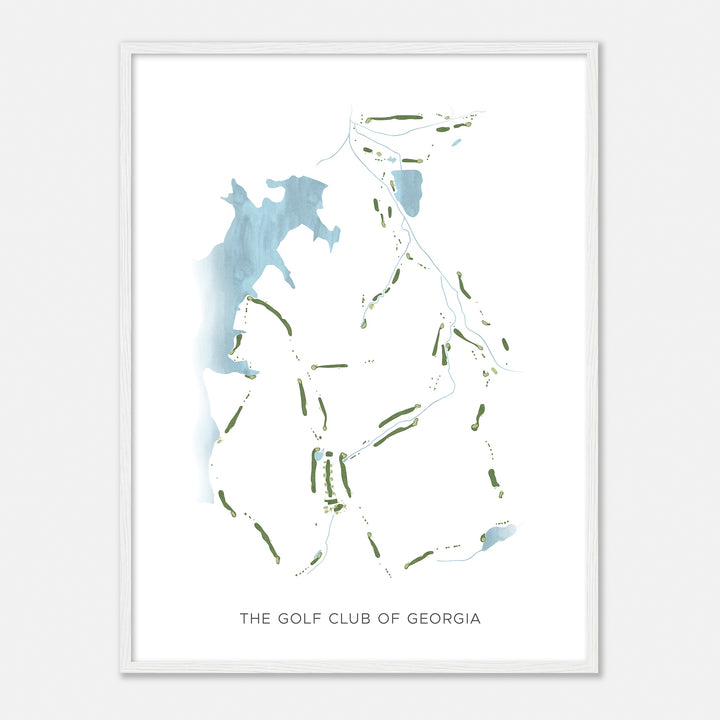Print of The Golf Club Of Georgia Modern Map