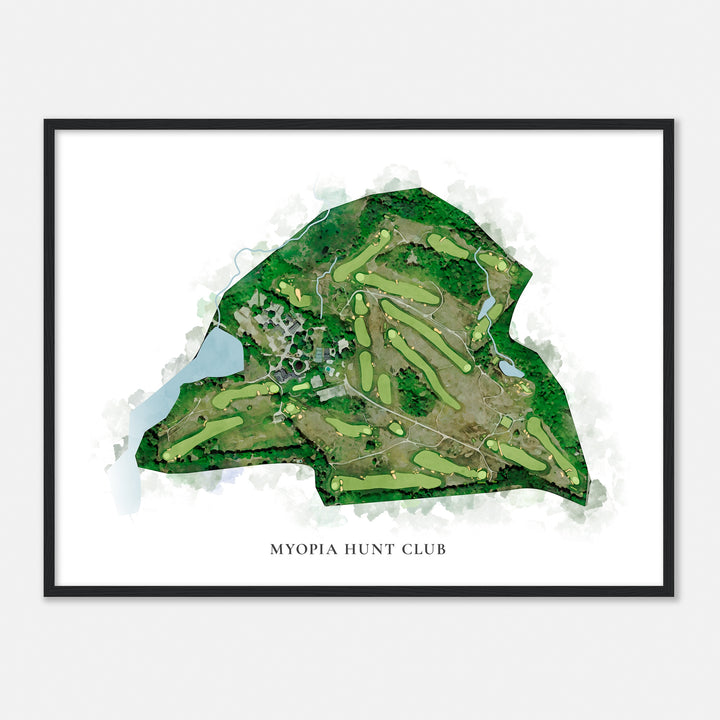 Print of Myopia Hunt Club Classic Map