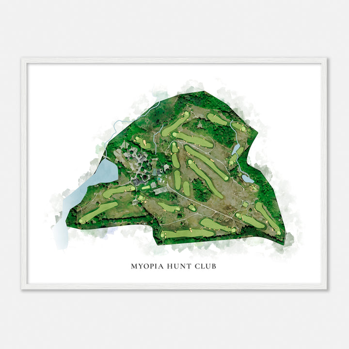 Print of Myopia Hunt Club Classic Map