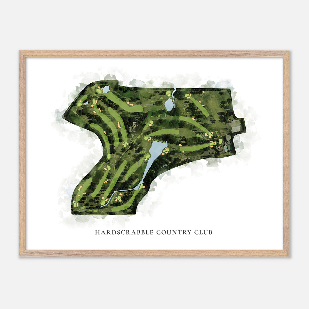 Print of Hardscrabble Country Club Classic Map