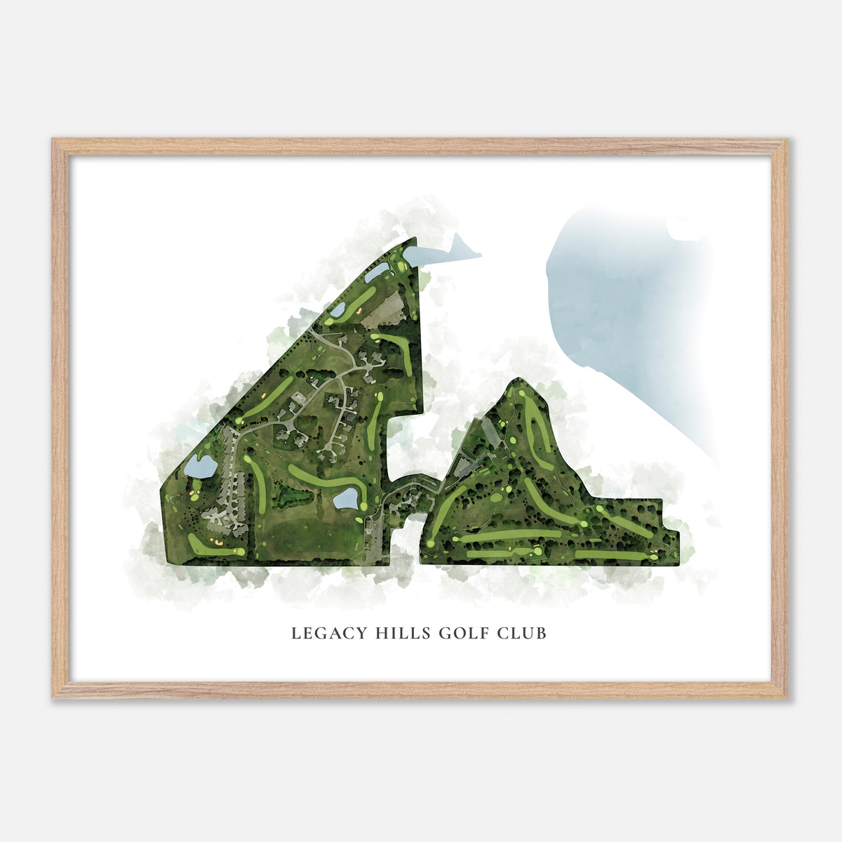Print of Legacy Hills Golf Club Classic Map