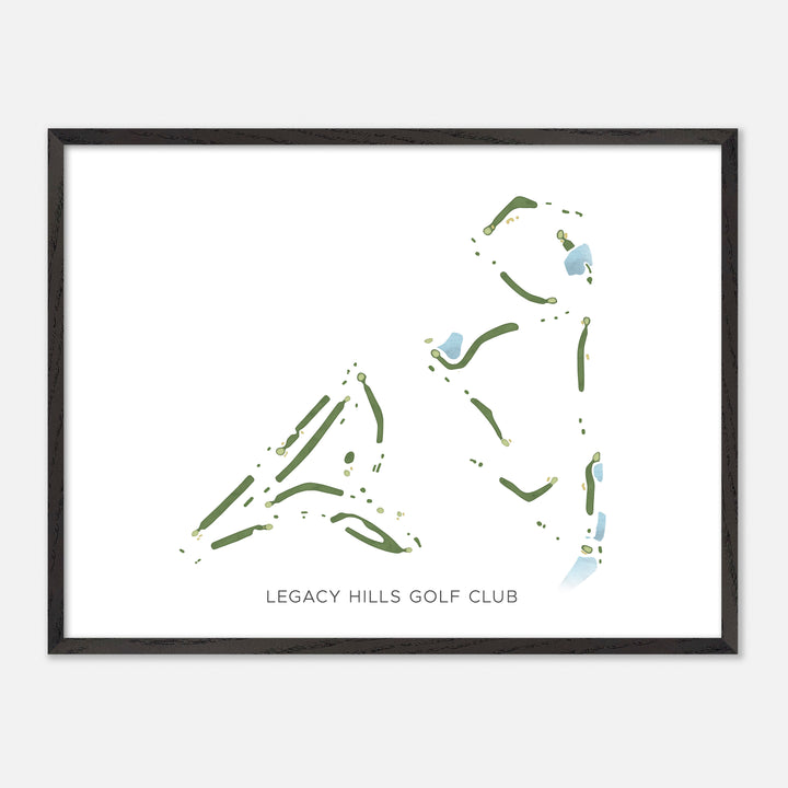 Print of Legacy Hills Golf Club Modern Map