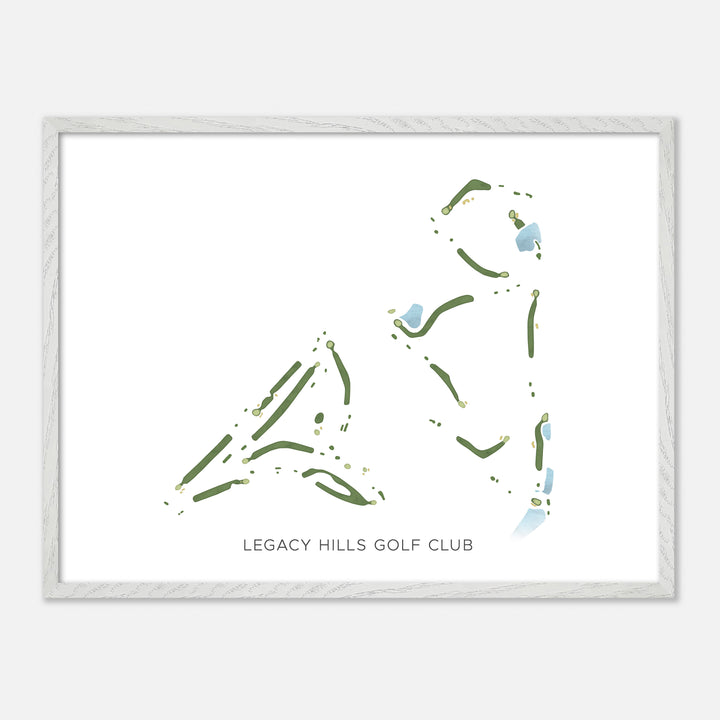 Print of Legacy Hills Golf Club Modern Map