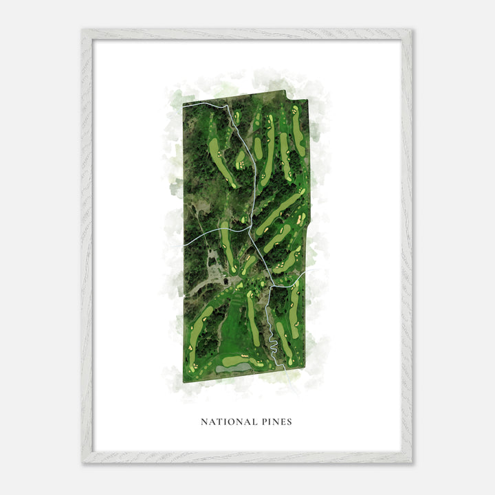 Print of National Pines Classic Map