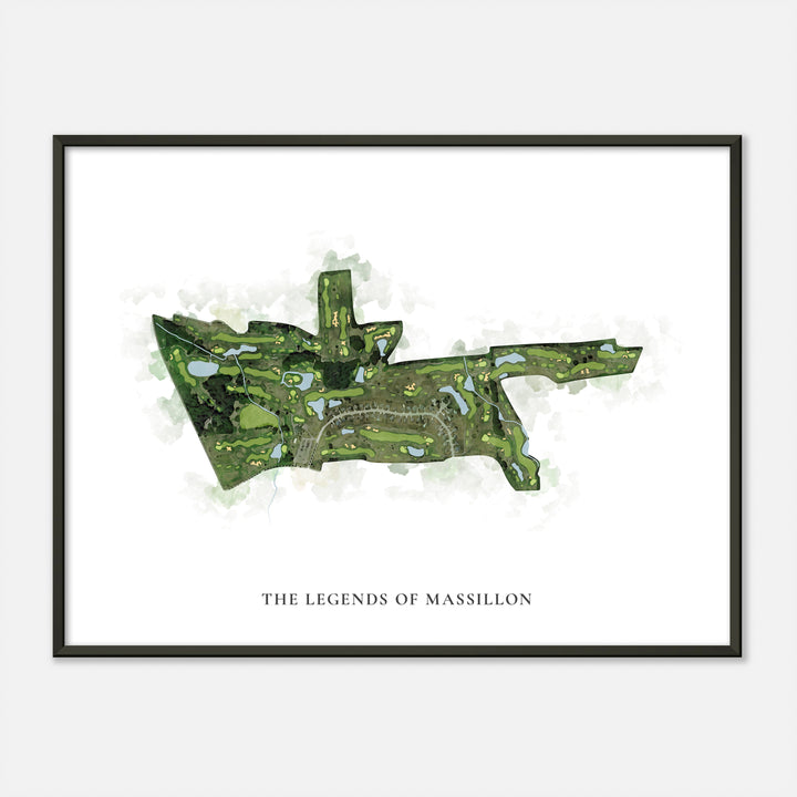 Print of The Legends Of Massillon Classic Map
