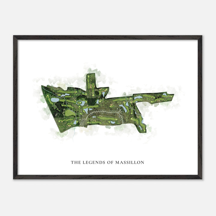 Print of The Legends Of Massillon Classic Map