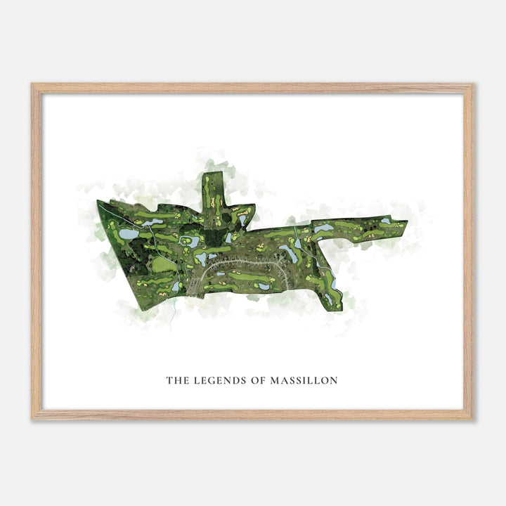 Print of The Legends Of Massillon Classic Map